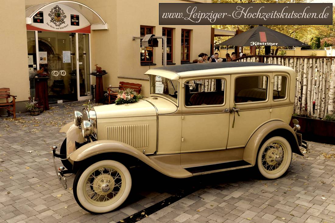 Oldtimer Ford Model-A als Hochzeitsautoin Weißenfels mieten